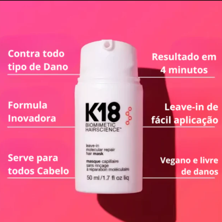 Mascara Capilar k18 Reparação e Renovação