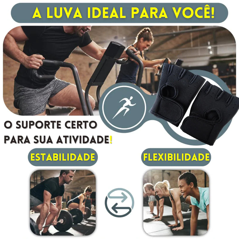 Luva de Academia Musculação Treino Masculina Feminina