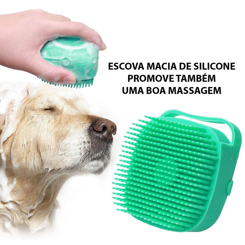 Escova MultiPet Limpeza & Massageamento DogShow